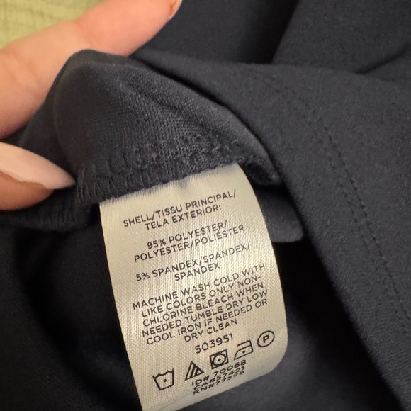 Ann Taylor Classic Navy Blouse - Picture 4 of 4